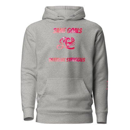 Same Goals Different Struggles Women’s Hoodie