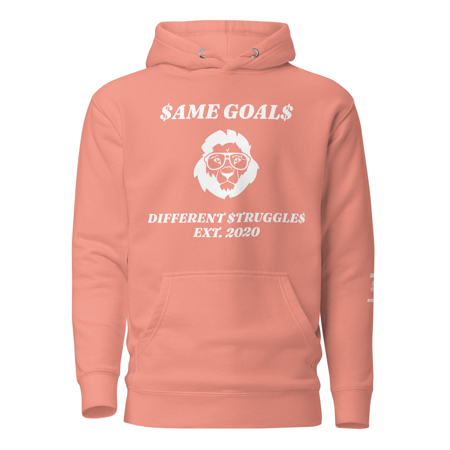 Same Goals Different Struggles mens Hoodie