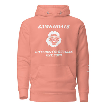 Same Goals Different Struggles mens Hoodie