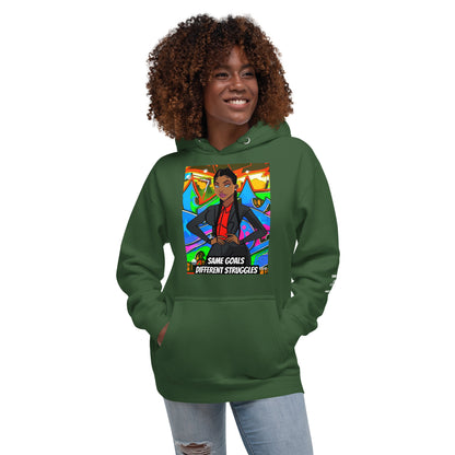 Same Goals Different Struggles Women’s Hoodies