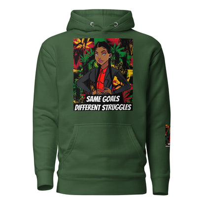 Same Goals Different Struggles Women’s Hoodie