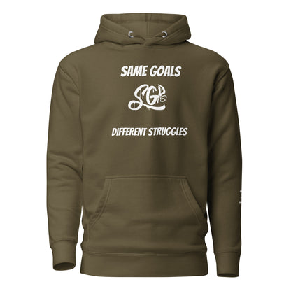 Same Goals Different Struggles Men’s Hoodie’s