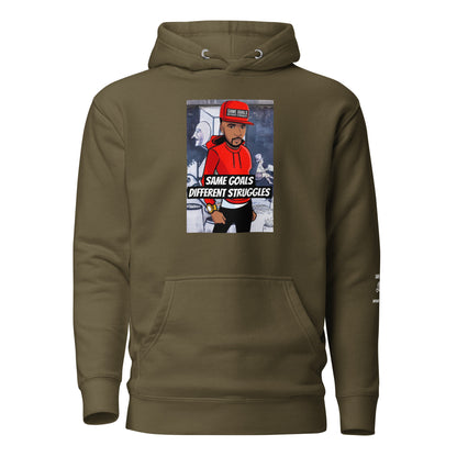 Same Goals Different Struggles Men’s Hoodie