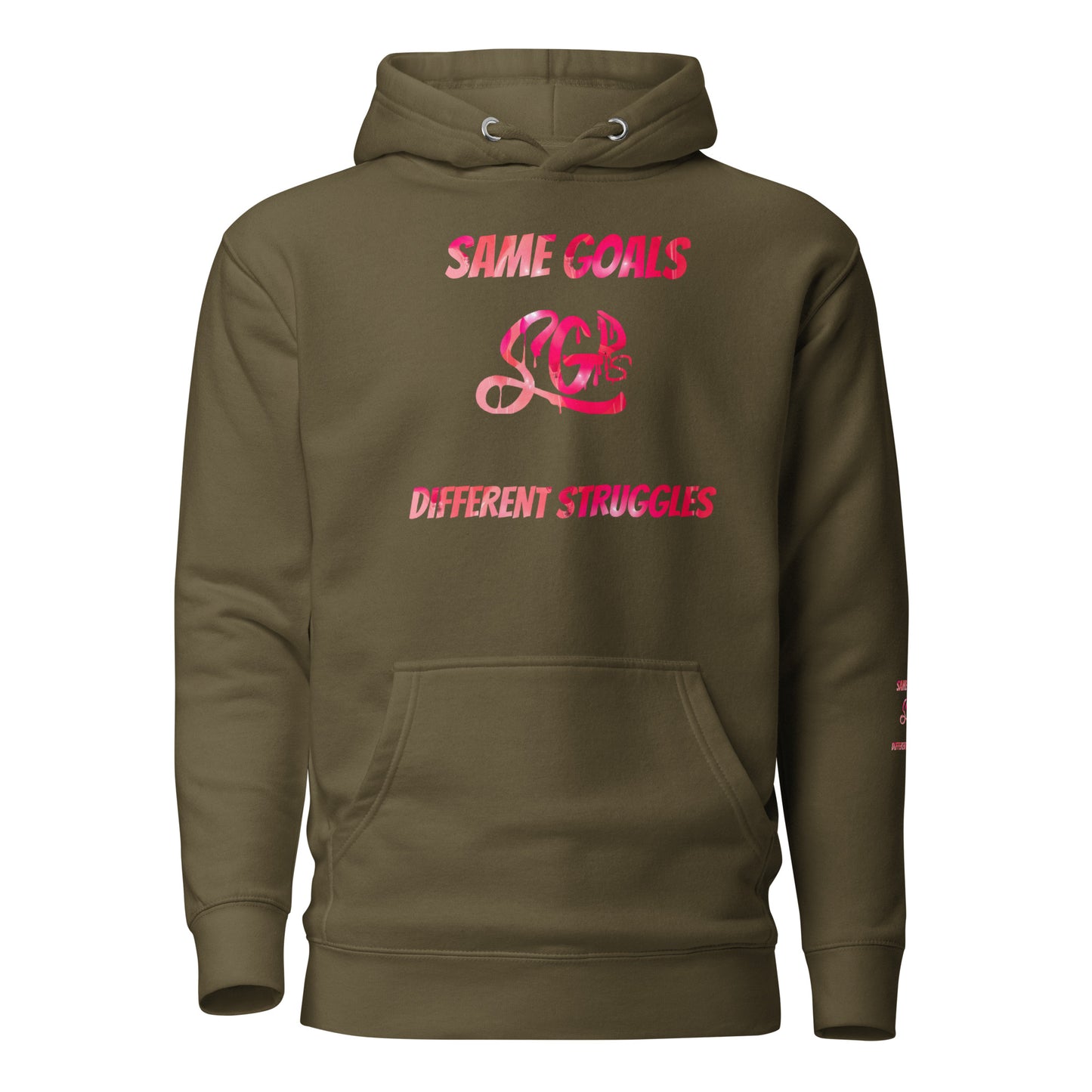 Same Goals Different Struggles Women’s Hoodie