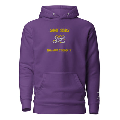 Same Goals Different Struggles Men’s Hoodie