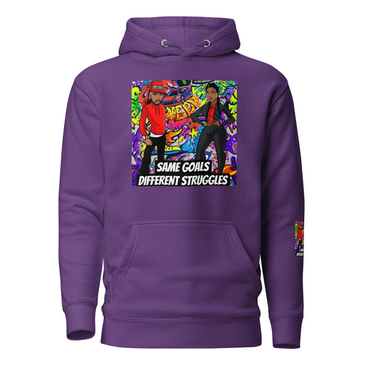 Same Goals Different Struggles Men’s Hoodie