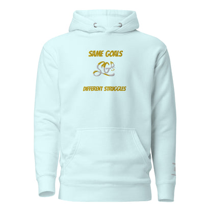 Same Goals Different Struggles Men’s Hoodie