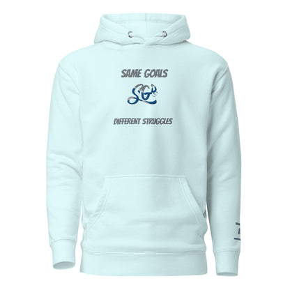 Same Goals Different Struggles Men’s Hoodie