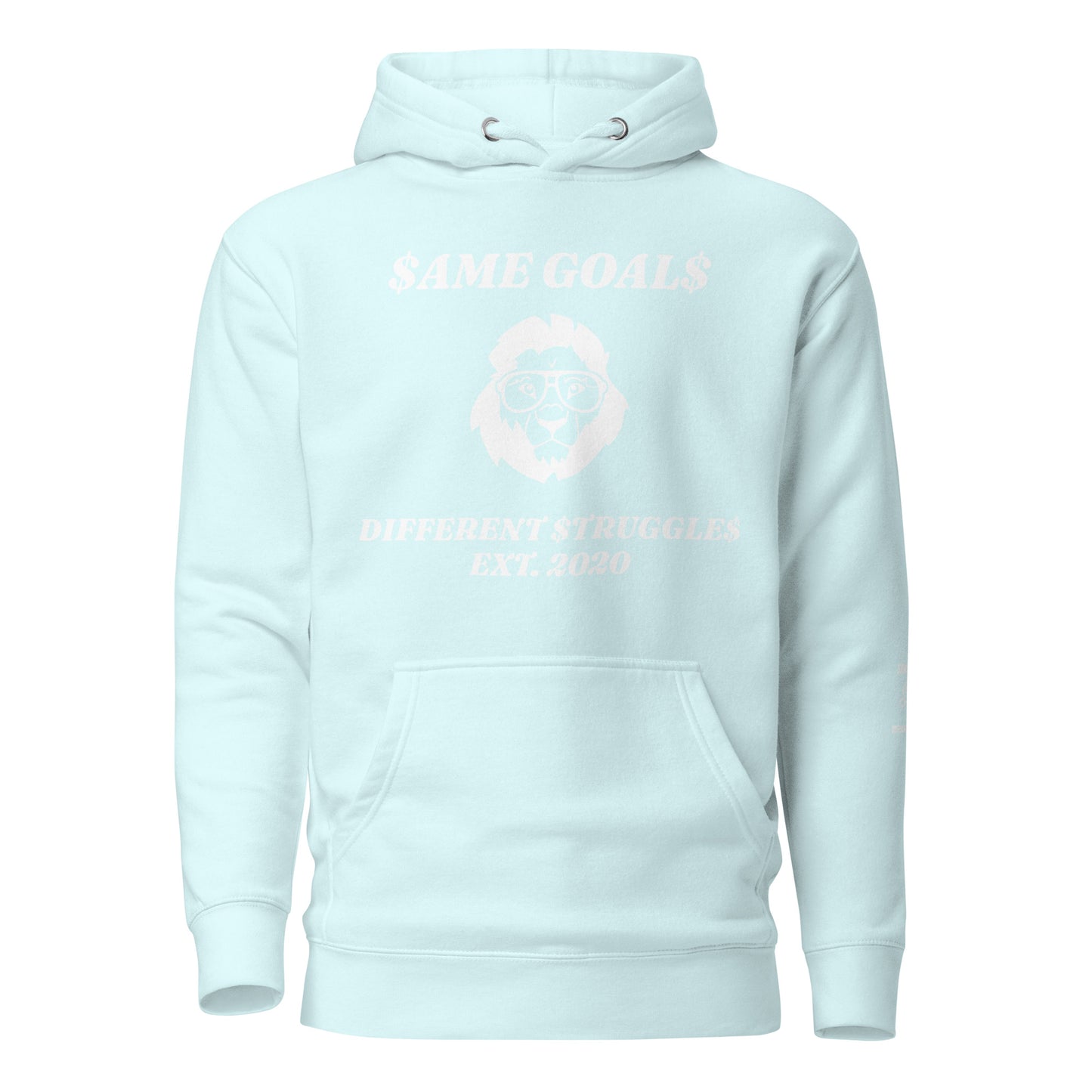 Same Goals Different Struggles mens Hoodie