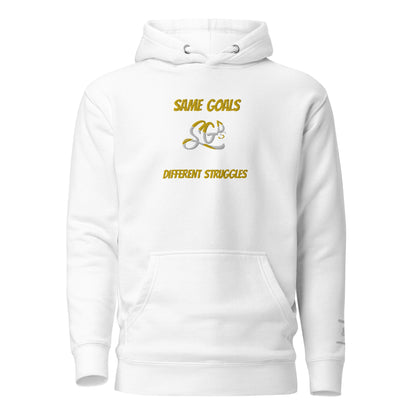 Same Goals Different Struggles Men’s Hoodie