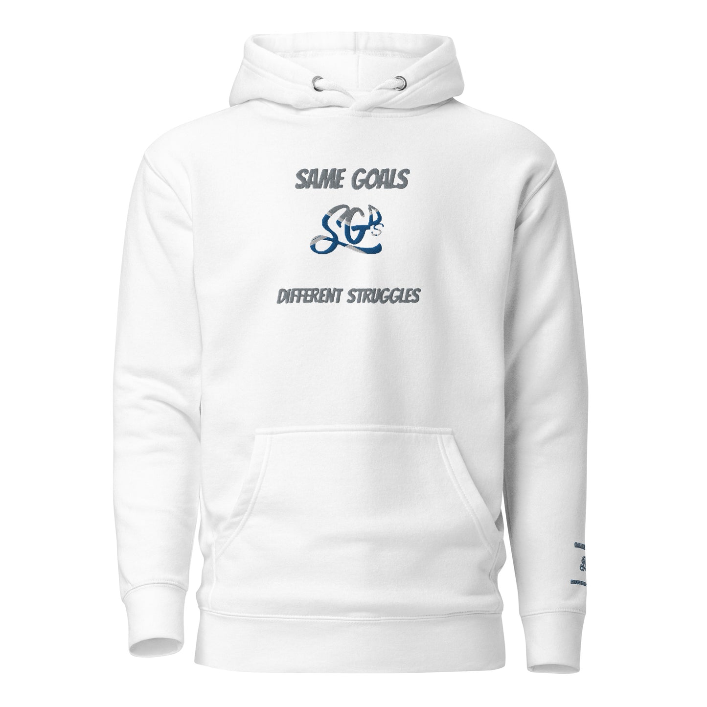 Same Goals Different Struggles Men’s Hoodie