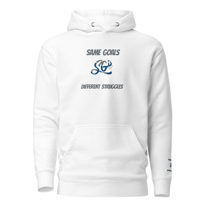 Same Goals Different Struggles Men’s Hoodie