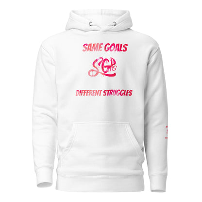 Same Goals Different Struggles Women’s Hoodie