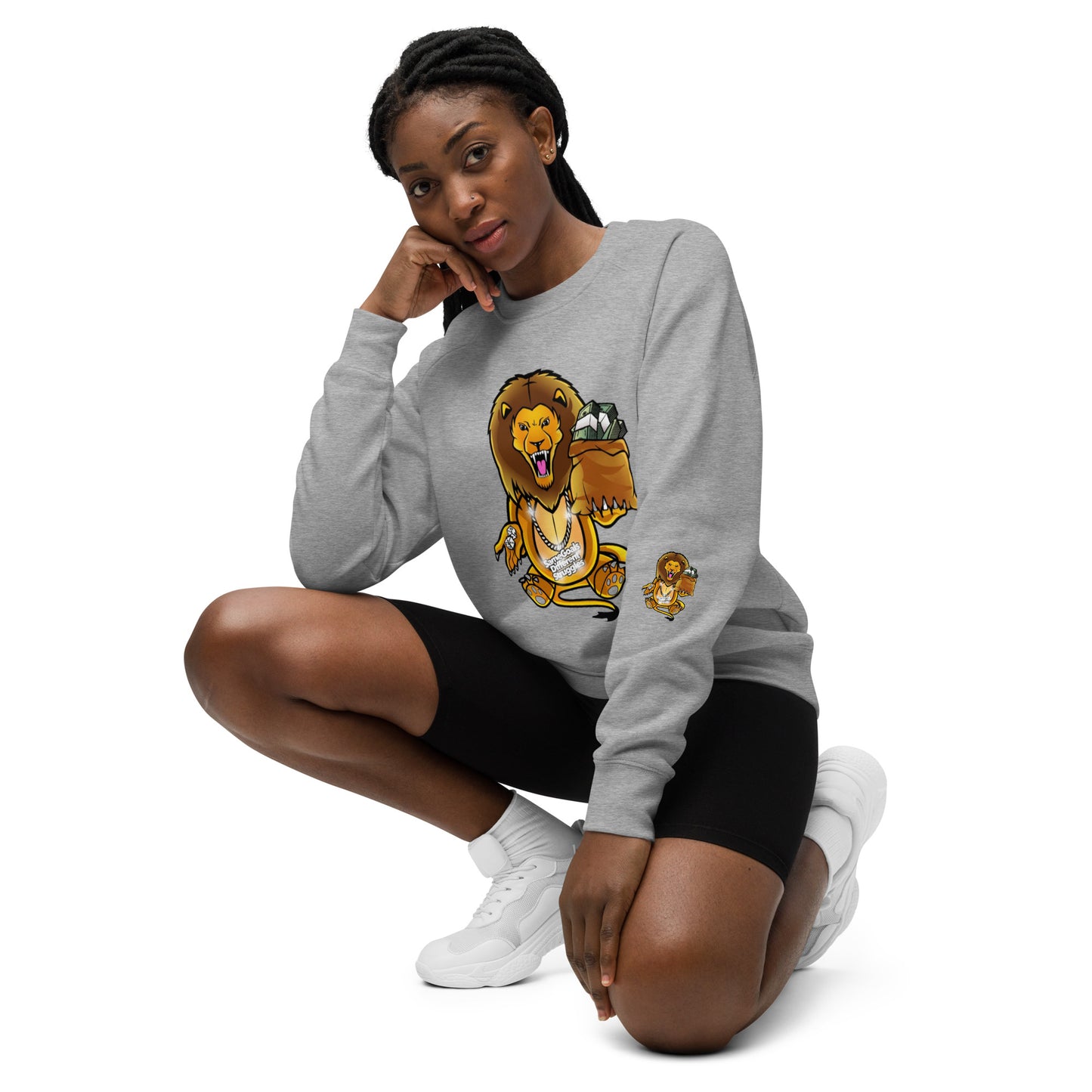 Same Goals Different Struggles Women’s raglan sweatshirt