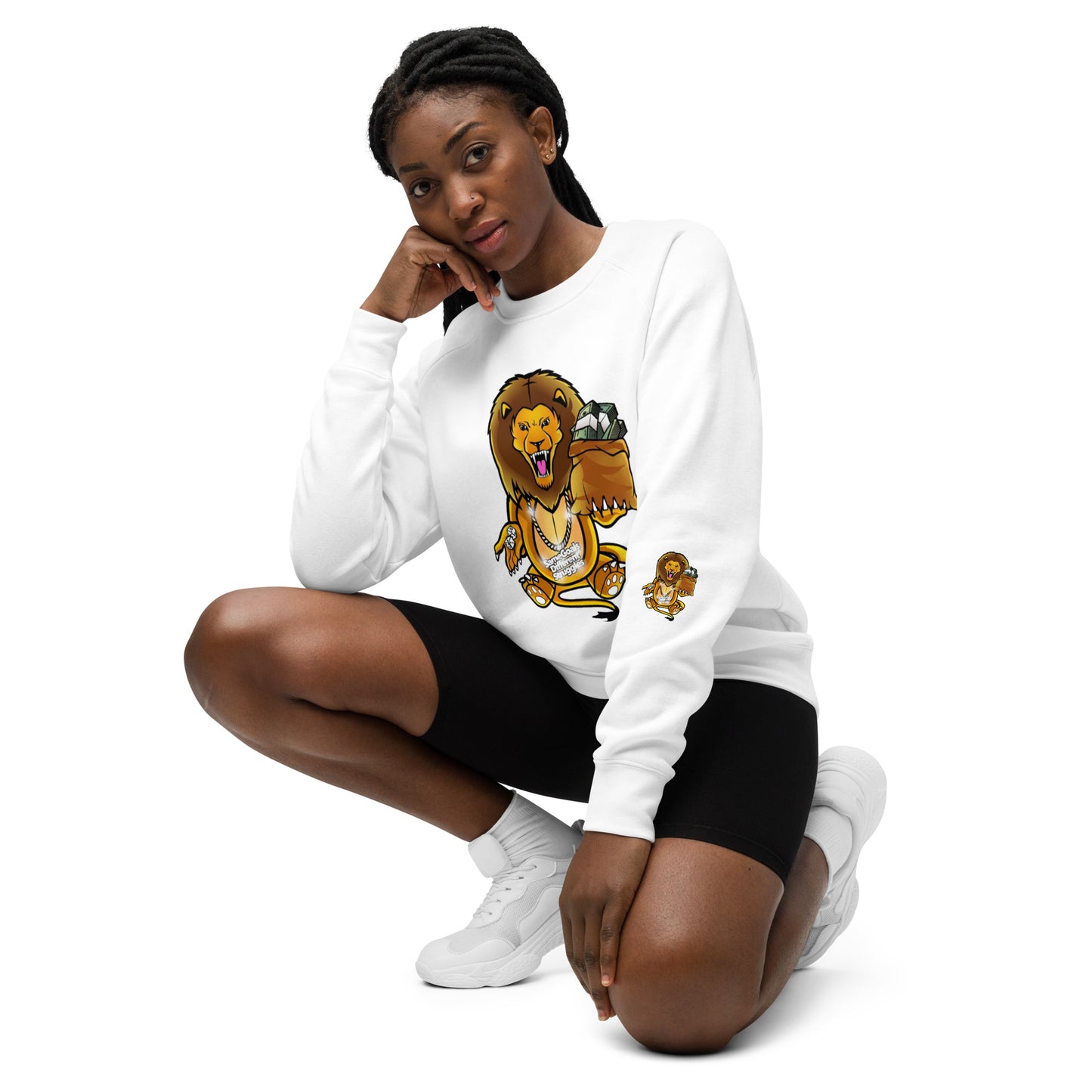 Same Goals Different Struggles Women’s raglan sweatshirt