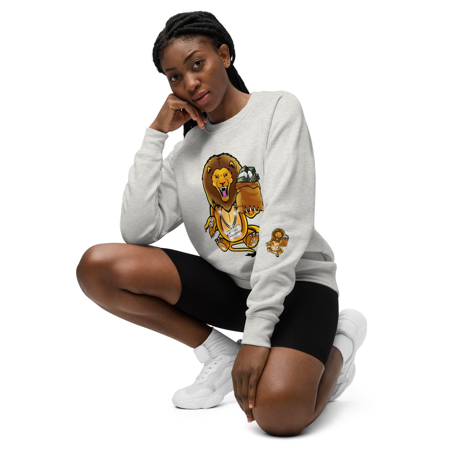 Same Goals Different Struggles Women’s raglan sweatshirt