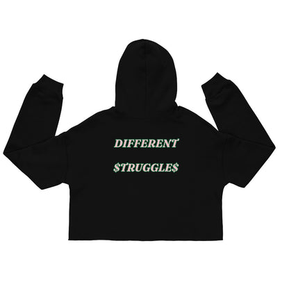 Same Goals Different Struggles Women’s Crop Hoodie