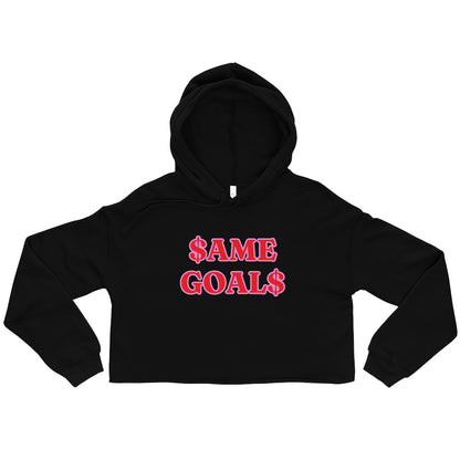 Same Goals Different Struggles Women’s Crop Hoodie