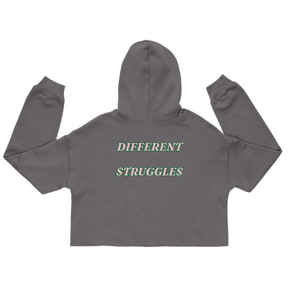 Same Goals Different Struggles Women’s Crop Hoodie