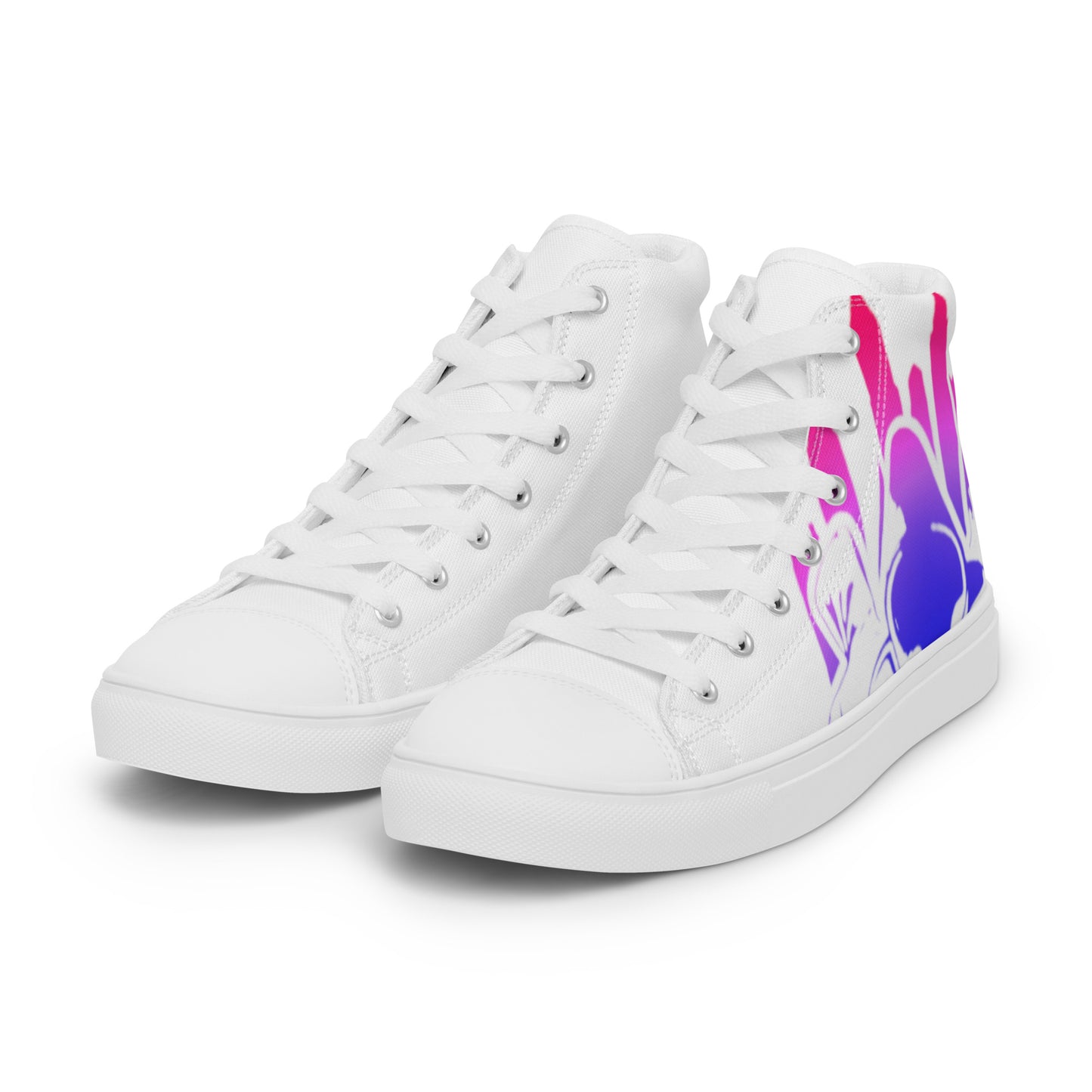 Same Goals Different Struggles Women’s high top canvas shoes