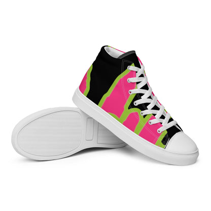 Same Goals Different Struggles Women’s high top canvas shoes