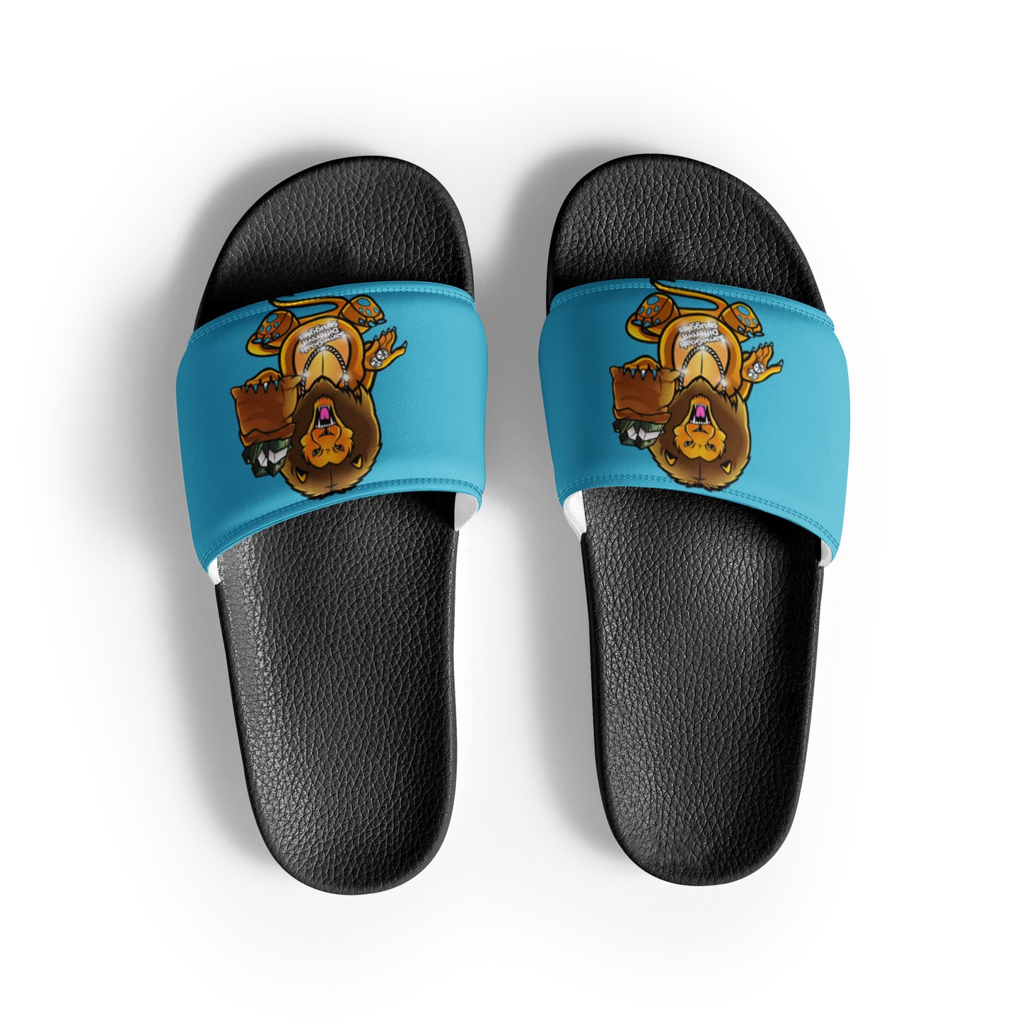 Same Goals Different Struggles Bright Summer Sky Women's slides