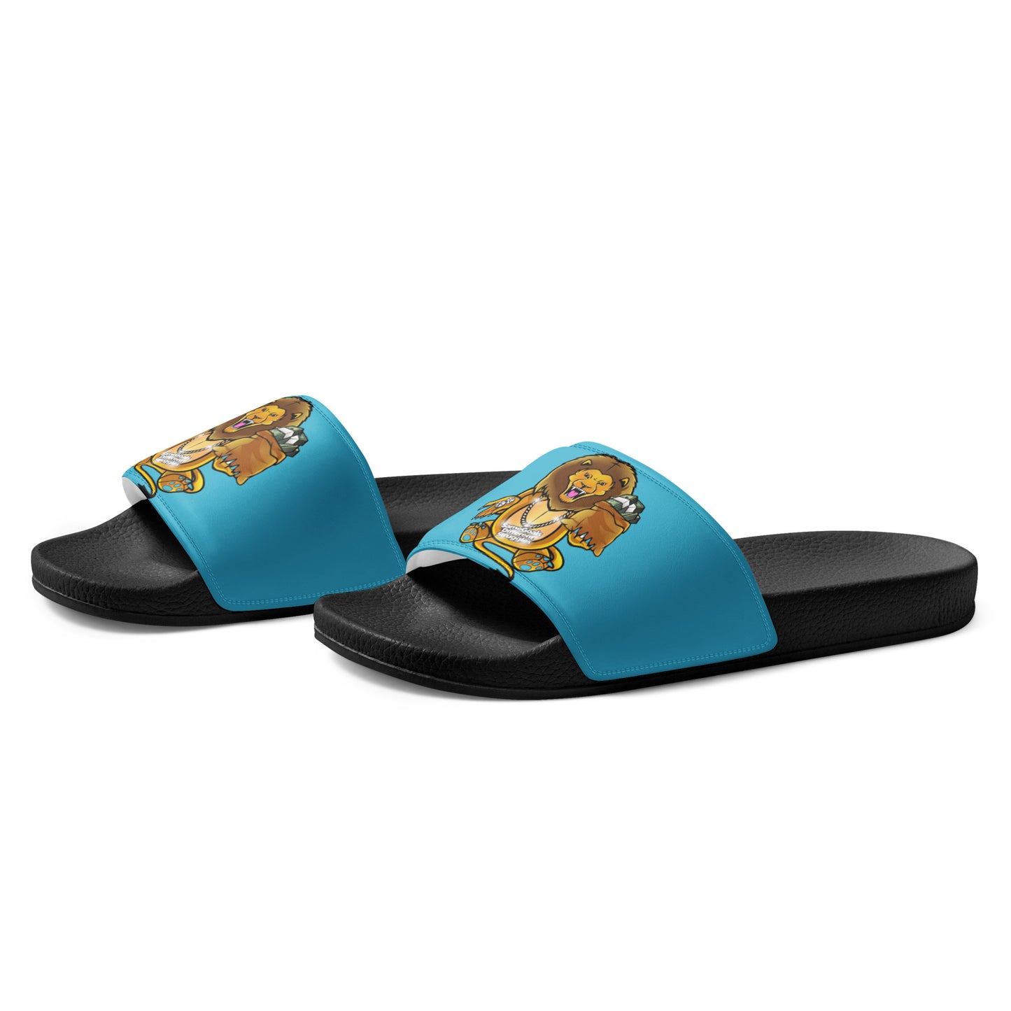 Same Goals Different Struggles Bright Summer Sky Women's slides